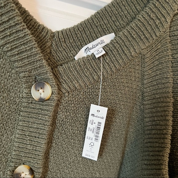 Madewell green sweater tank - Picture 8 of 10